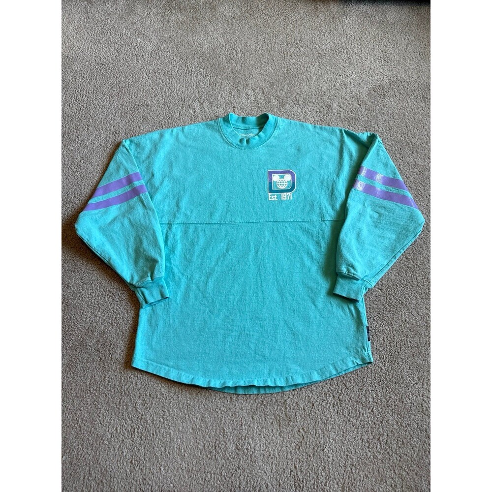 Walt Disney World Teal Spirit Jersey Size Small